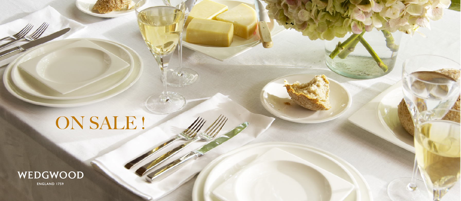 優雅與實用兼具的英國精品瓷器WEDGWOOD，即日起至8/16